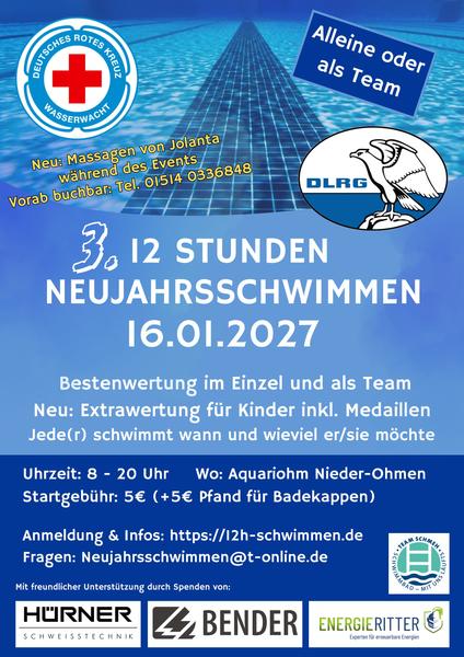 3. 12h-Neujahrsschwimmen 2027